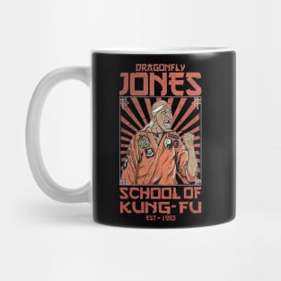 VINTAGE DRAGONFLY JONES SCHOOL OF KUNGFU Mug